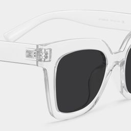 Malcolm Clear Square Sunglasses4