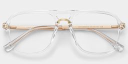 Kilworth Clear Aviator Glasses2