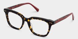 Angela Tortoise Square Glasses3