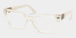 Miranda Clear Yellow Cat eye Glasses3