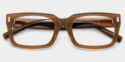 Fayssel Brown Rectangle Glasses2