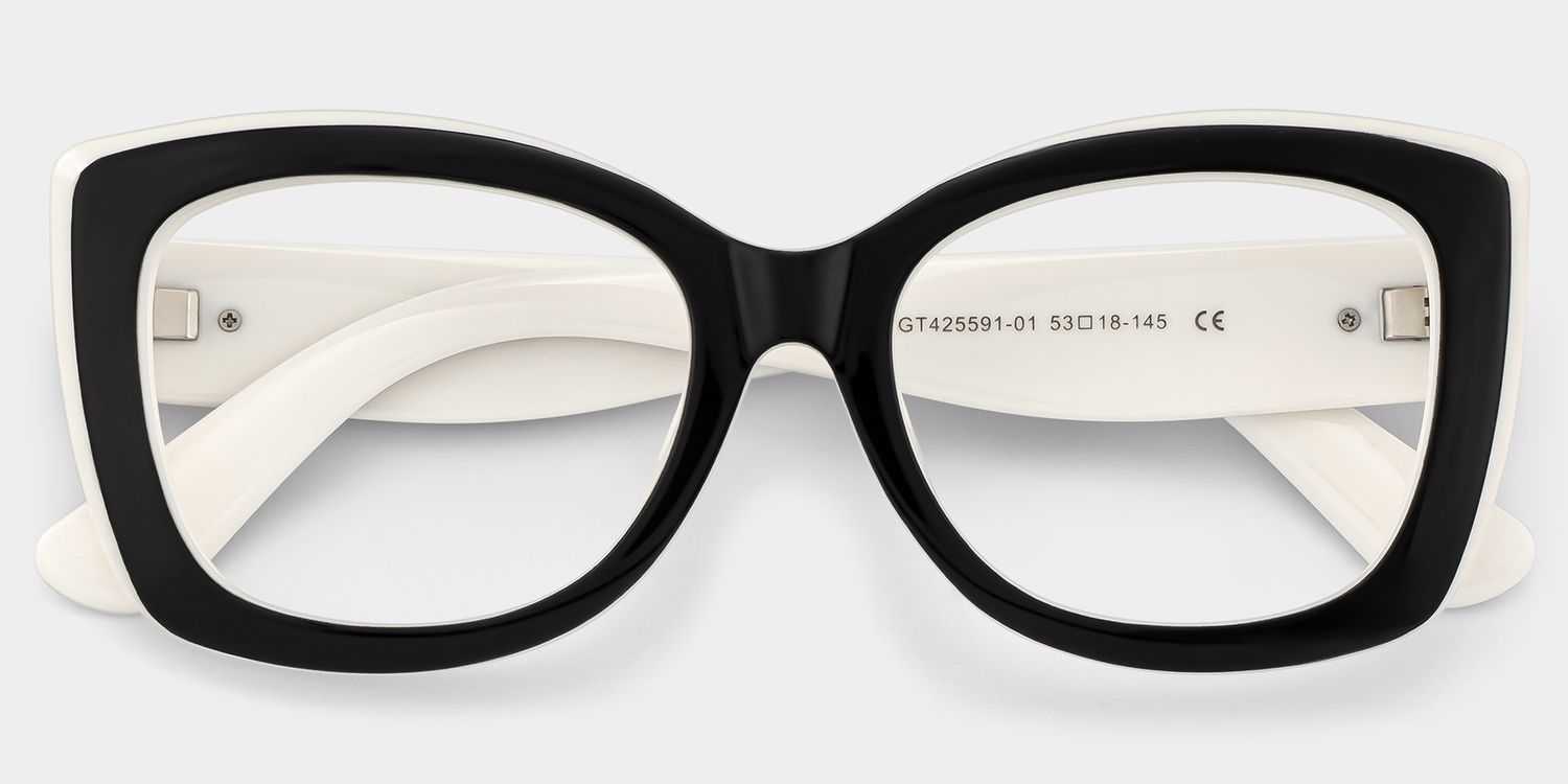 Rosie Butterfly Black and White Glasses Frame Style | ZEE...2