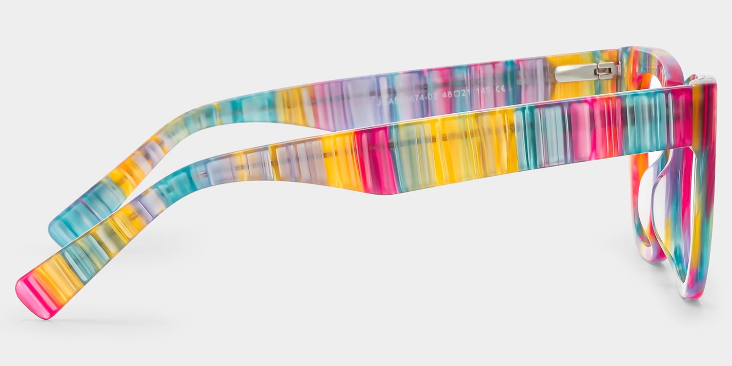 Nereyda Candy Color Eyeglasses Skittles for Women | ZEELOOL3