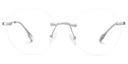 Osorio Silver Geometric Glasses1