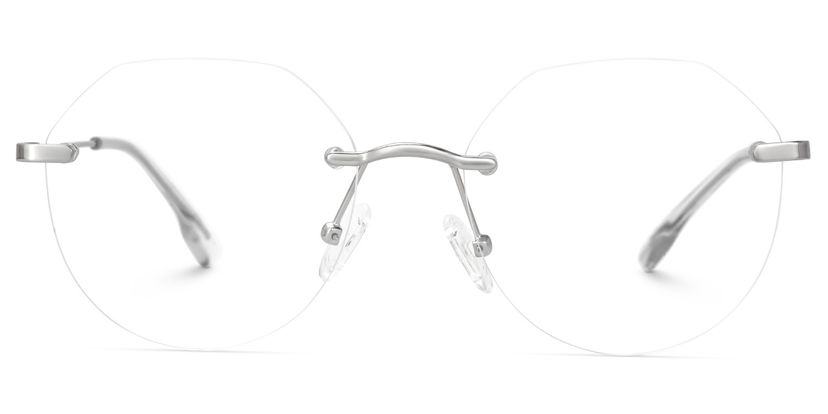 Osorio Silver Geometric Glasses
