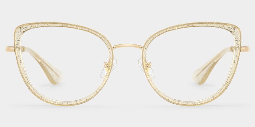 Celine Gold Cat eye Glasses