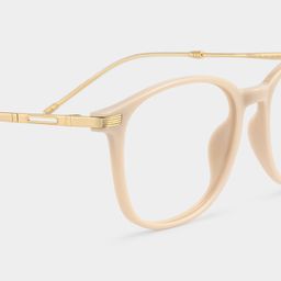 Greene Beige Square Glasses5