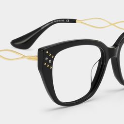 Alma Black Butterfly Glasses6