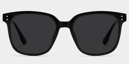 Oglesby Black Square Sunglasses0
