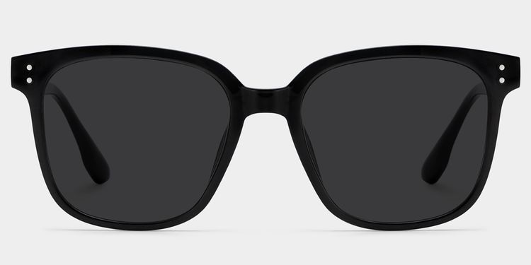 Oglesby Black Square Sunglasses