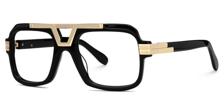 Croswell Black Aviator Glasses