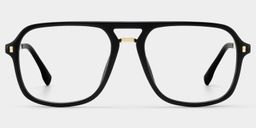 Kilworth Black Aviator Glasses1