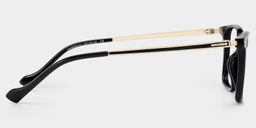 Archer Black Rectangle Glasses4
