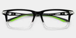 Orion Black Rectangle Glasses2