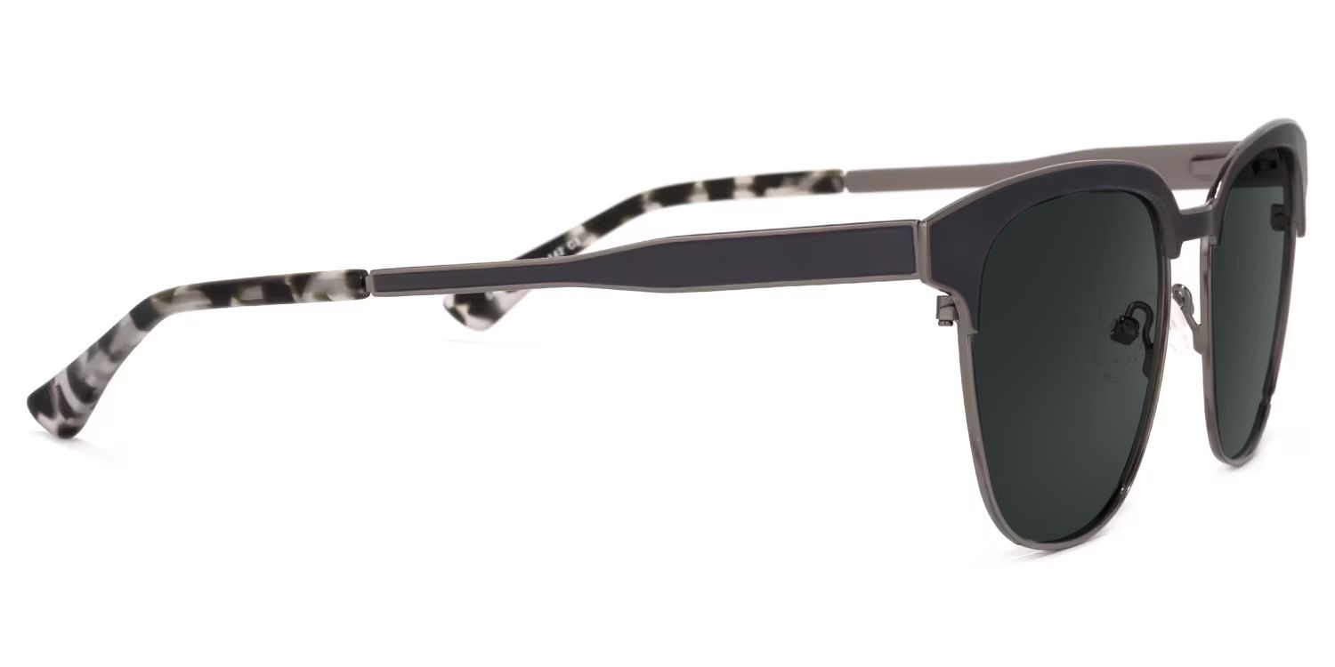 Wren Dark-Gray Browline Sunglasses to Frame Your Face | ZEELOOL2