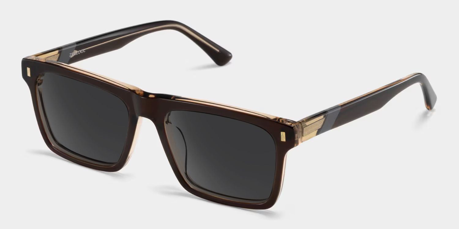 Henry Brown Rectangle Sunglasses to Frame Your Face | ZEELOOL2