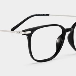 Florence Black Rectangle Glasses5
