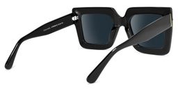 Brandon Black Square Sunglasses3