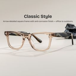Robert Brown Rectangle Glasses0
