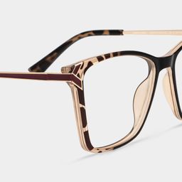 Tricee Tortoise Square Glasses5