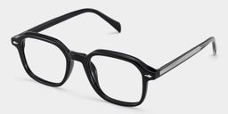 Josh Black Rectangle Glasses3