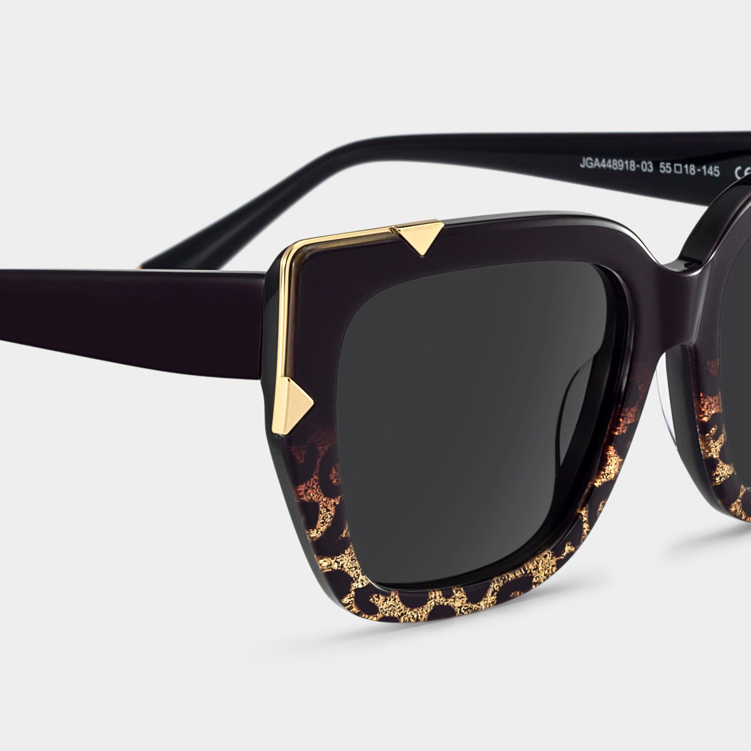 Dax Two-Tone Square Polarized Sunglasses for Driving | ZEELOOL4