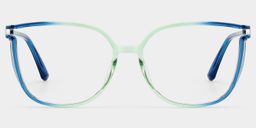 Rodz Blue-Green Square Glasses0
