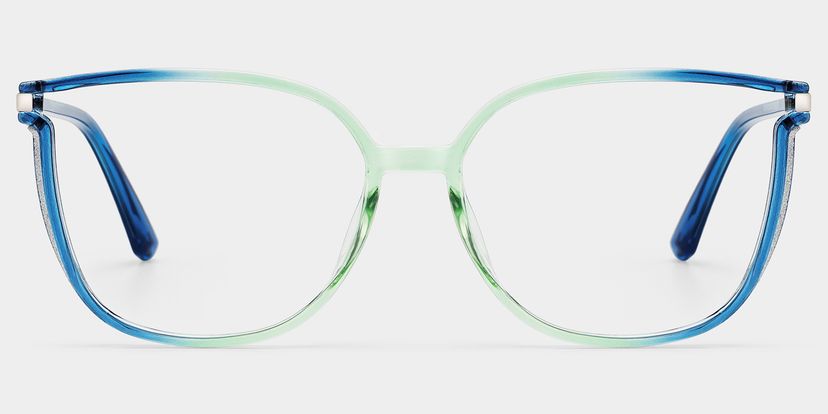 Rodz Blue-Green Square Glasses