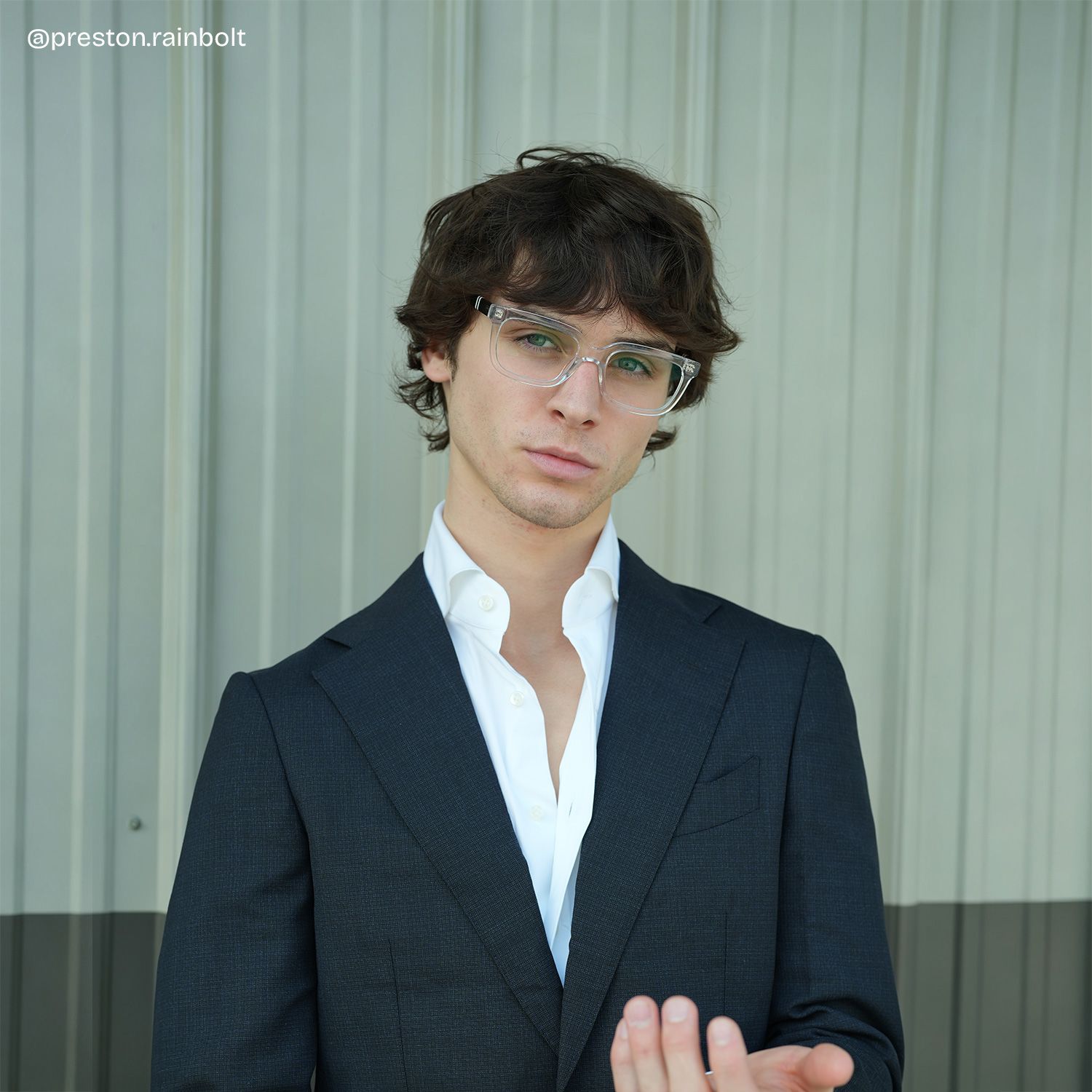 Shop Fern Clear Rectangle Eyeglasses for Men | ZEELOOL7