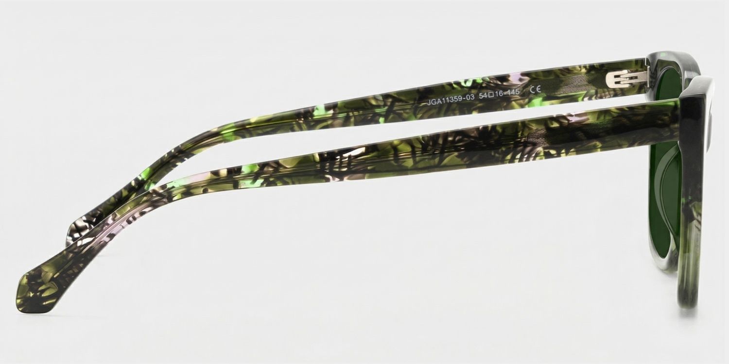 Maple Butterfly Style Green Frame Sunglasses | ZEELOOL2