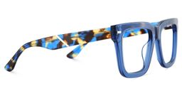 Redina Blue Square Glasses4