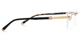 Savitrie Tortoise Rectangle Glasses2