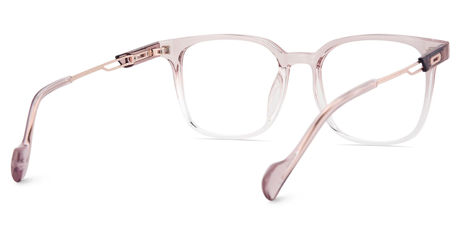 Chloe Pink Square Prescription Glasses for Women | ZEELOOL5