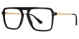 Briannie Black Aviator Glasses1