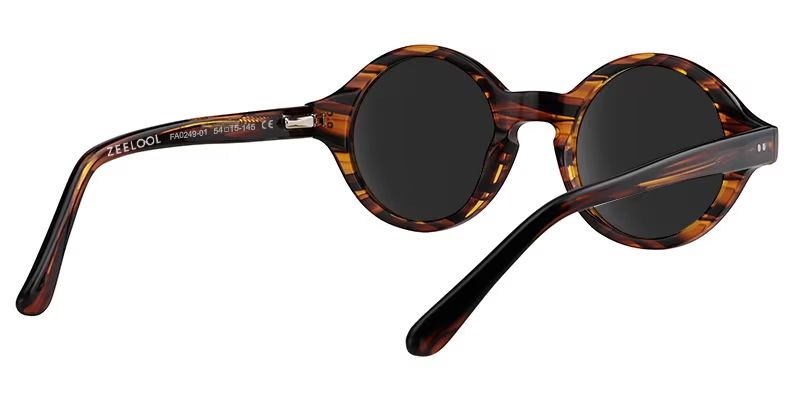 Giggs Tortoise Round Polarized Sunglasses for Driving | ZEELOOL4