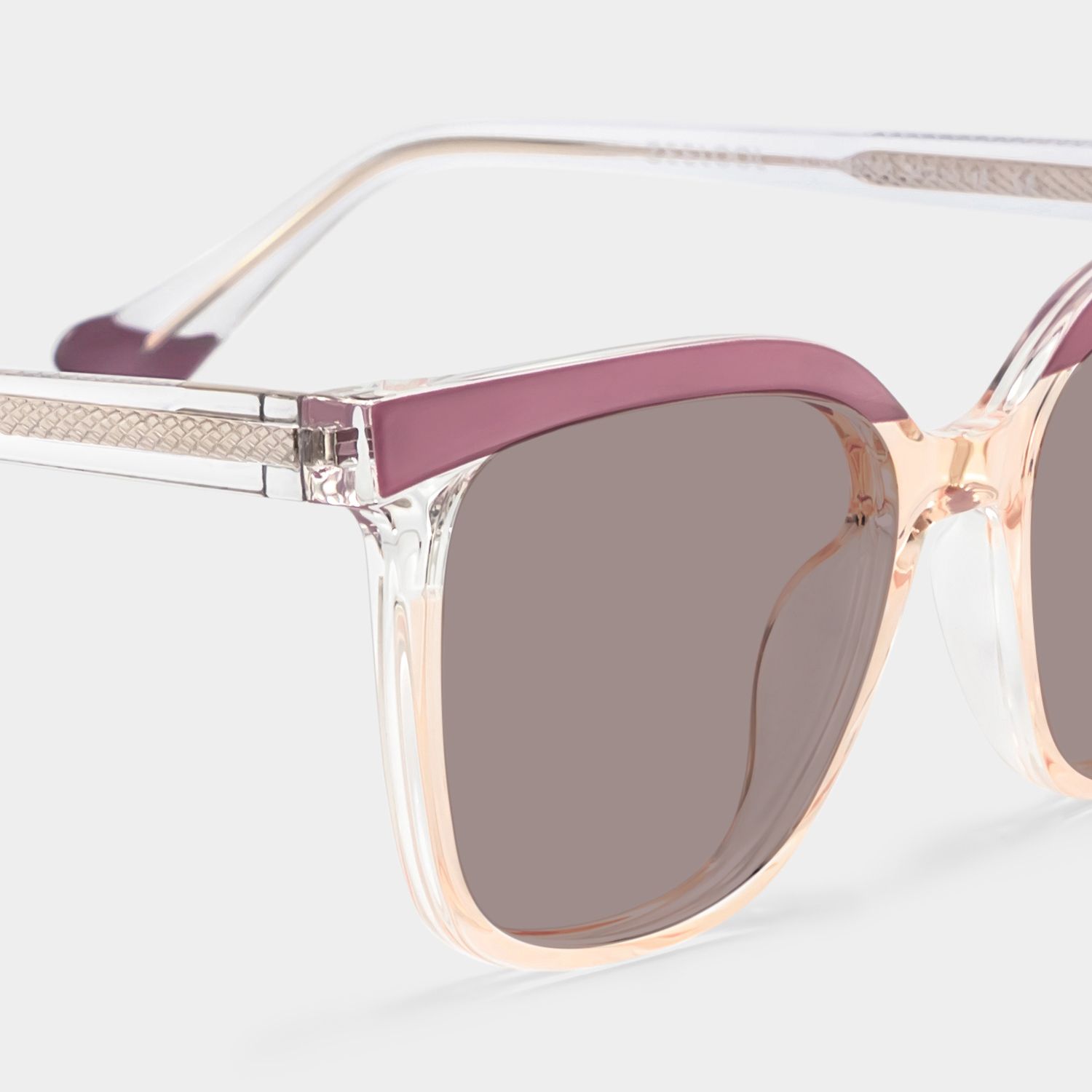 Tawana Tr90 Purple Frame Sunglasses | ZEELOOL4
