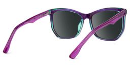 Libby Purple Geometric Sunglasses3