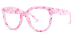 Harrell Pink Square Glasses3