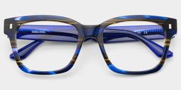 Pride Blue Square Glasses2
