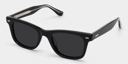 Robert Black Rectangle Sunglasses2
