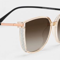 Annalisa Beige Square Sunglasses4