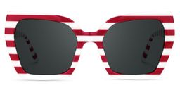 Pavia Red Butterfly Sunglasses0