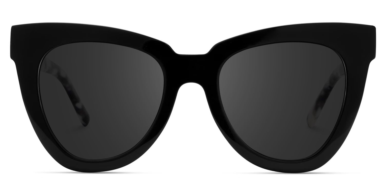 Yaser Cat Eye Black Prescription Sunglasses | ZEELOOL0