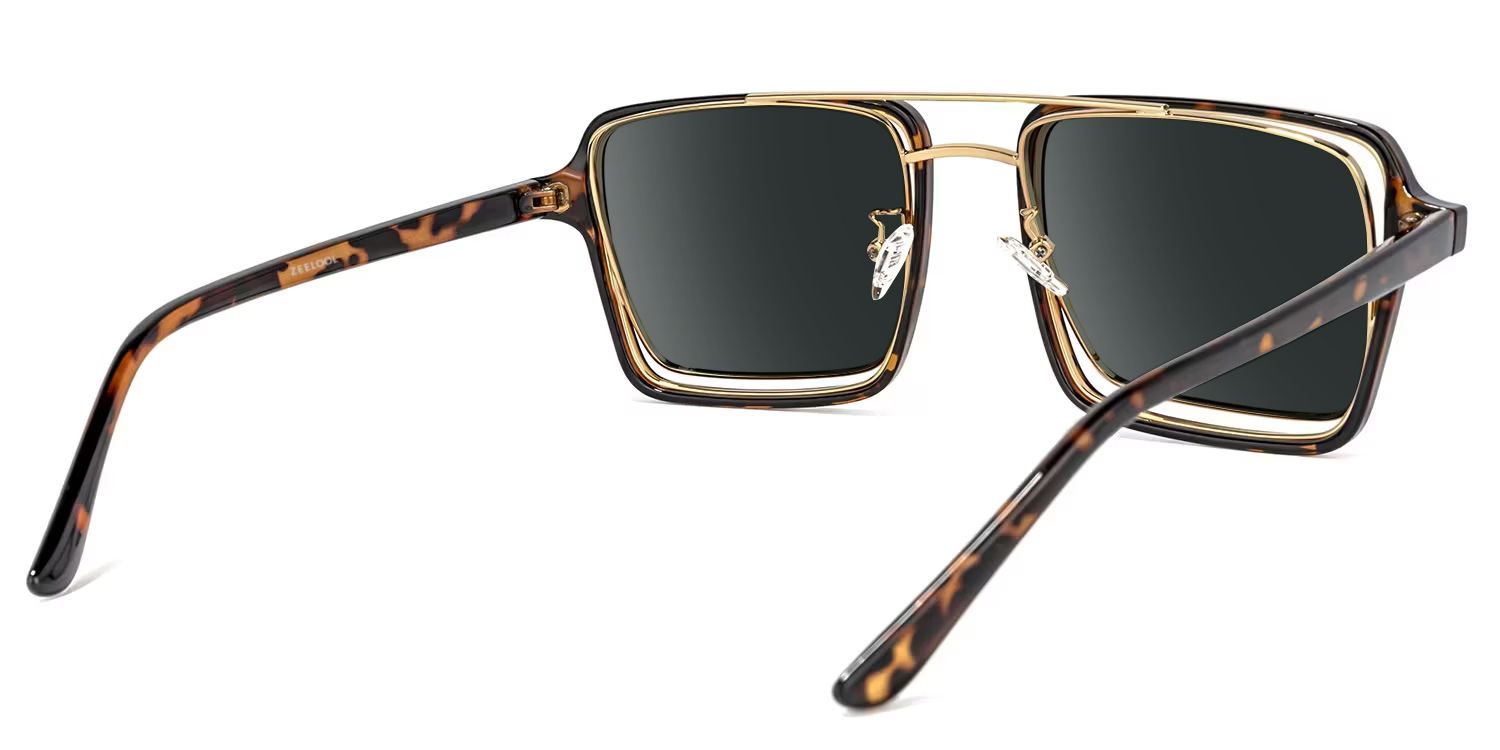 Nellie Mixed Tortoise-Gold Frame Sunglasses | ZEELOOL3