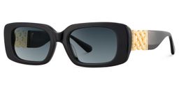 Jonas Black Rectangle Sunglasses2
