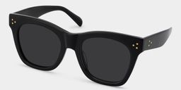 Gordon Black Rectangle Sunglasses2