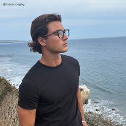 Noah Black Rectangle Glasses8