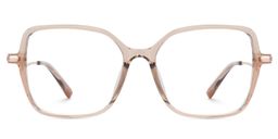 Rendon Beige Square Glasses0