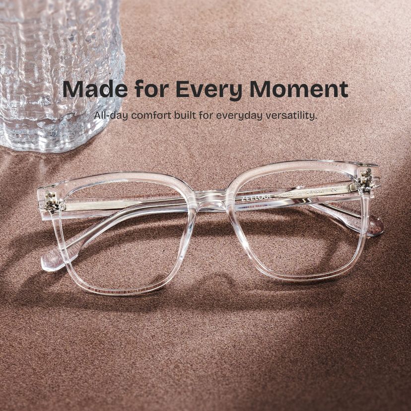 Donnalyn Clear Square Glasses