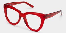 Yaser Red Cat eye Glasses3